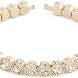 zaveri pearls Gold Tone Dazzling Diamonds Contemporary Kada Bracelet For Women-ZPFK13688-picture-24