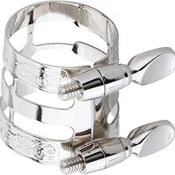 FASHIONMYDAY 2xAlto Saxophone Mouthpiece Ligature Mouthpiece Carved for Saxophone Players Nickel Plated | Musical Instruments & Gear | Wind & Woodwind | Parts & Accessories image 1