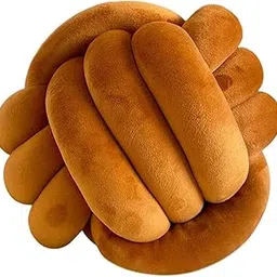CLUB BOLLYWOOD® Round Knot Ball Pillow Round Photography Props for Home Decoration 22cm Caramel|Home & Garden | Home D?©cor | Pillows|1 Soft Knot Ball Pillow-picture-26