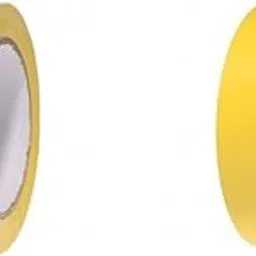 LADWA premium waterproof Yellow Floor Marking Tape - 2 Inches Wide - High Visibility and Durable - Perfect for Industrial and Commercial Use P2 image 1