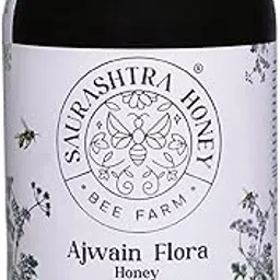 Saurashtra Honey Ajwain/Carom Flora Honey | Raw & Unprocessed Madh | Natural Bitter | No Sugar, No Preservatives | Herbal Honey for Digestion, Cough & Immunity (500 gm)-picture-22