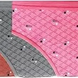 denbe Cotton Bikini Panties for Women Pack of 3 | Full Coverage, Grip Fit with Fully Comfort (XXL) Multicolour-picture-46