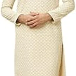 Men's Embroidered Traditional Kurta Set (2pcs)-image-23