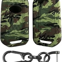 Keycare Silicone Key Cover and Keychain Compatible for Mahindra Thar Roxx, Xuv3xO, Scorpio-N, Xuv700, Thar,Xuv400, Xuv300, Bolero NEO, Marazzo, 3 Button Flip (Camouflage with ZincAlloy Keyring)-picture-17