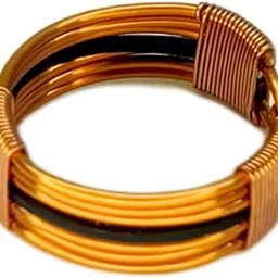 occultify india ™ Elephant Hair Ring for Men/Women | Handmade Copper Ring with Vedic Rituals using Elephant's Tail Hair | Spiritually Energized for Powerful Divination image 1