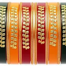 shining diva fashion Set of 14 Latest Traditional Resin Bangles for Women and Girls-picture-57