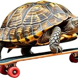 Sage Square Turtle Skateboard - Durable Non-Slip Deck, Smooth Rolling Wheels, Lightweight, Perfect Balance, Funny Skateboard-picture-20