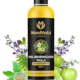 Moolveda Neelibringadi Neelibhringadi Keram/Tailam 200ml |"Nilibhringadi Tailam: Natural Hair Oil for Strength & Growth" image 1