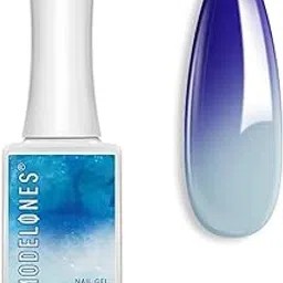 Modelones Gel Nail Polish 10ml Temperature Color Changing Gel Polish Nail Glitter Pink Ombre Gel Polish Soak Off Nail Art Manicure DIY Salon Gift for Women (059)-picture-22