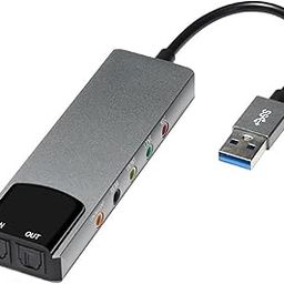 Tobo USBSound Card 7.1 5.1 Channel External Audio Card SPDIF Optical, USB Fiber Sound Card Computer External Multifunction Sound Card Support AC TD-1245UG-picture-22