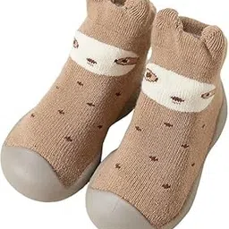 steshwk Infant Toddler Soft Children's Multicolor Cute Walking Shoes with Breathable Non-Skid Slipper Indoor Floor Sneakers for Unisex Baby-picture-35