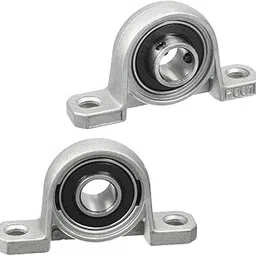 IDUINO KP001 Pillow Block Mounted Ball Bearing 12mm Bore Zinc Alloy Self-Aligning Mounted Flange Pillow Block Bearings for Diameter 12mm Linear Motion Shaft Rod-picture-16