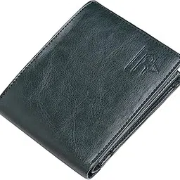 jnd Men's Genuine Rexine Wallet, RFID Blocking, Classic Bifold Design 3 Card Pockets | 2 Hidden Pocket | 1 Coins Pocket | 2 Currency Compartment (Green)-picture-17