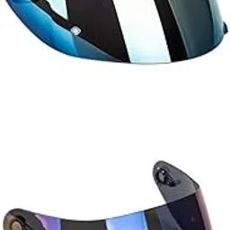 TRENDYNEST 2X for K3 / K4 Motorcycle Shield Glasses Golden + Blue | Visors | Helmets & Headwear | Apparel & Merchandise-image-47