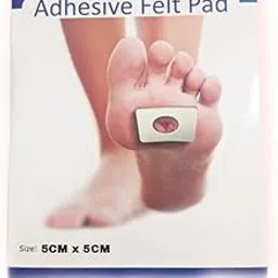 Prozole Adhesive Felt Pads, 5x5 cm, for Feet, Dressing Pad-picture-67