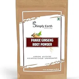 Simply Earth Panax Ginseng Powder, Korean Red Ginseng, for Immunity, Cognitive Support, Muscle Strength & Energy - 100 GM-image-55