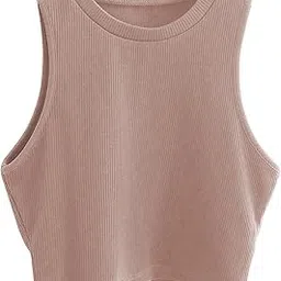 raamony Tops for Women Crop Top for Women's Tank Activewear Tee Sports Western Casual Cotton Camisole-picture-24