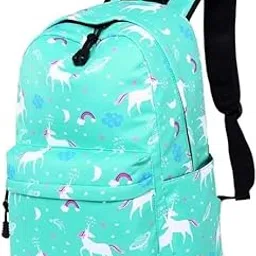 nishi Medium Kids Backpack Waterproof Backpack, Girls & Women Stylish Trendy College, School & College Bag (GREENTMINT) image 1
