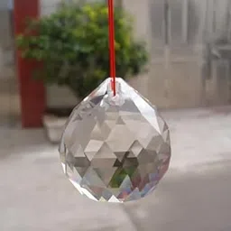 Crystal Chandelier Parts Prisms Pendants Balls Suncatchers Garland Glass Beads Split Rings (30 Mm, Clear) -1 Pcs (1)-image-52