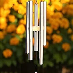 Paradigm Pictures Original 7 Chakras Stone Wind Chime – Handmade Hanging Décor with Natural Healing Stones, Positive Energy & Meditation Gift image 1