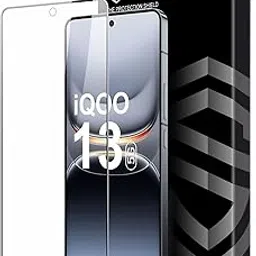Military-Grade Gorilla Tempered Glass For iQOO 13 5G (6.82 Inch) With Installation Kit | Edge to Edge Coverage | Black-picture-29