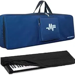 Mexa Keyboard Bag Compatible With Casio Ctx700; Ctx870IN; Ctx8000IN; Ctx9000IN Ctk850IN; Ctk860IN; Ctk6300IN; Ctk7300IN; Keyboard With Dust Cover Padded Quality. (Blue)-image-76