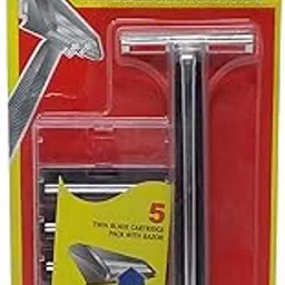 Gallant Razon with Twin Blade Cartridge - 1 Number Razor + 5 Numbers Cartridges Pack-picture-49