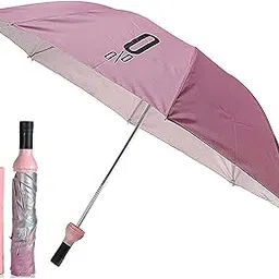 aadcart Windproof Double Layer Small Lightweight Folding Portable Wine Umbrella with Bottle Cover for UV Protection & Rain | Outdoor Car Big Size Umbrella for Women & Men-picture-44