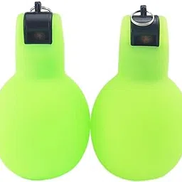 MERISHOPP 2Pcs Hand Squeeze Whistles Coaches Whistles for Home School Coaches Referees Green | Sports Equipment | Outdoor Sports Gear | Exercise Gear-image-28