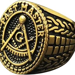 the men thing Royal Series - FREEMASON LEGACY RING - Pure Stainless Steel Men’s Gold-Plated Ring – Statement Luxury Jewelry (Size :17-19-22-24-25-29)-picture-53