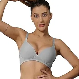 bodysize Women’s Padded T-Shirt Curvy Bra | Wirefree Comfort | Half Coverage | Seamless Design | Lightly Padded Cups | Adjustable Straps | Soft Polyester Lycra Fabric | Back Closure-picture-18