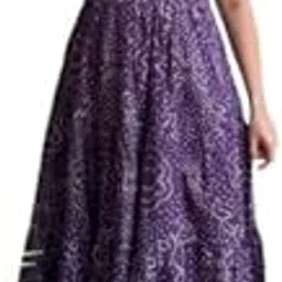 Women's Rayon Floral Printed Western Dress – Casual Midi Dress-image-46