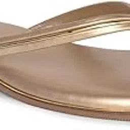 Women's Casual Thong Slipper - Gold-image-11
