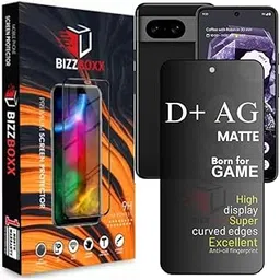 BizzBoxx Compatible Google With Pixel 8 D+ AG Matte Tempered Glass Screen Guard Protector Anti-Fingerprint Gaming Special With Camera Cut (Pixel 8)- Pack of 1-picture-48