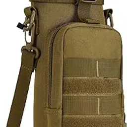 Clixera Tactical Molle Water Bottle Holder – Military-Grade 1000D Nylon Kettle Carrier Bag | Durable Utility Bottle Pouch for Hiking, Camping, Cycling, Outdoor Gear Accessories-image-41