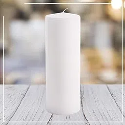 Sapi'S100% Pure Wax Pillar Candles (3 x 8 inches), Unscented (White), White Smokeless Pillar Candles Pack of 1 + Free 1 Rose Candle, For Home Decoration/Diwali/Romantic Dinner/Birthday Parties/Indoor/Outdoor 45 Hours Burn-picture-11