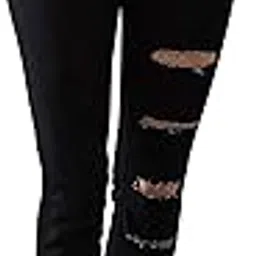 dolce crudo Women's Black Slim High Rise Clean Look Regular Denim Jeans-picture-52