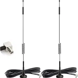 generic NBR Magnetic Base 4G LTE Antenna for with TS9 Male Right Angle for WiFi MiFi Hotspot WCDMA, Omni Direction USB Modem Aircards and LTE, CCTV with Magnetic Stand Base 10Ft. RG-174 Cable Pack of 2-picture-27