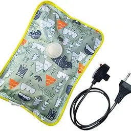 KAN NATURAL PRODUCT Electric Hot Water Bag for Pain Relief | Rechargeable Heating Pad for Back, Neck, Shoulder & Knee | Portable Hot Gel Bag with Cover | Instant Heat Therapy for Men & Women.-image-14