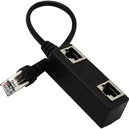 MERISHOPP® 1 To 2 Socket LAN Ethernet Network RJ45 Plug Splitter Extender Adapter Connector-picture-22
