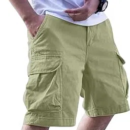 Vogaan Men's Shorts || Casual Men Shorts Cotton || Half Pant for Man || Cargos Shorts-picture-12