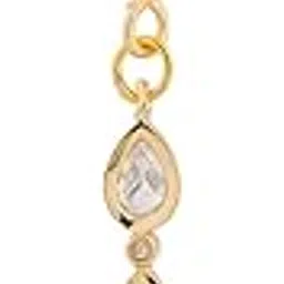 Kundan Elegance Aarvi Gold Maangtika For Women,Festive,Diwali,Wedding,Gift For Women & Girls-image-9