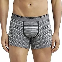 jockey US68 Men's Super Combed Cotton Elastane Stretch Stripe Trunk with Ultrasoft Waistband-picture-22