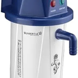 Wonderstar Instant Electric Water Heater, Portable Geyser, ABS Body, Shock-Proof, Hard & Soft Water Compatible, 16 ampere power plug point is required for using this., blue and white-picture-35