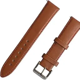 Smart Watch Strap Compatible with Maxima Max Pro Knight Plus Smart Watch - Synthetic Leather Strap - Tan Brown-image-43