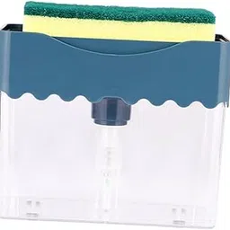 JECOMPRIS Soap Dispenser and Sponge Holder Automatic Dish Soap Pump Rack Visible Liquid Level Convenient for Kitchen and Commercial Use-picture-42