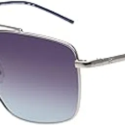french connection |Grey Full Frame Aviator Sunglasses|Polarized | 100% UV Protection (UV 400) Blue Gradient Faded Lens|Men's|Large|FC 7644PL C2 60 S-picture-33
