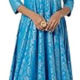 biba Women Maxi Cotton Straight Printed Dress-picture-32