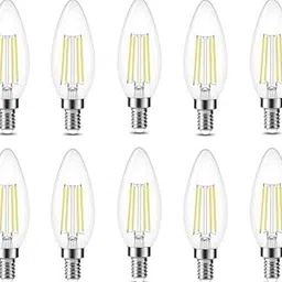EVEHANGER 4 W Basic Candle E14 LED Bulb (Yellow, Pack of 10)-picture-13