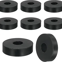 uxcell 18Pcs Thick Rubber Spacer, 1-3/16 Inch OD x 3/8 Inch ID x 5/16 Inch Thickness Round Rubber Bushings Anti Vibration Flat Spacer Washers for Home Industrial Machinery-picture-13